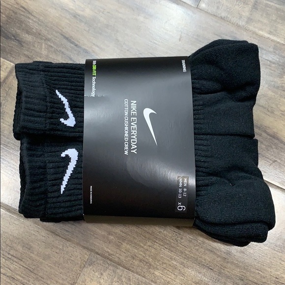 NIKE EVERYDAY COTTON CUSHIONED CREW SOCKS men’s - Picture 16 of 16